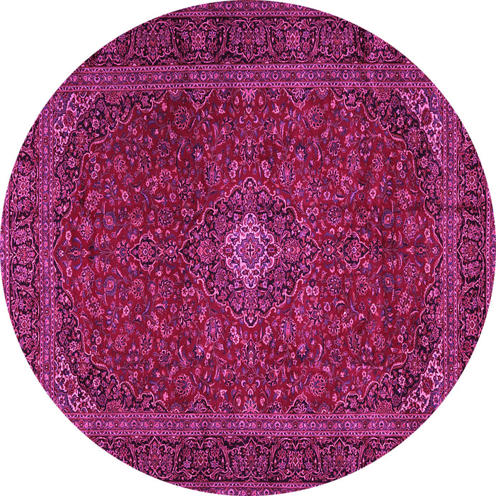 Round Persian Pink Traditional Rug, tr2406pnk