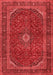 Medallion Red Traditional Area Rugs