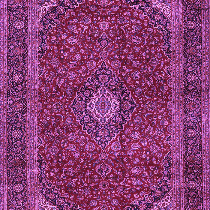 Medallion Purple Traditional Rug, tr2407pur