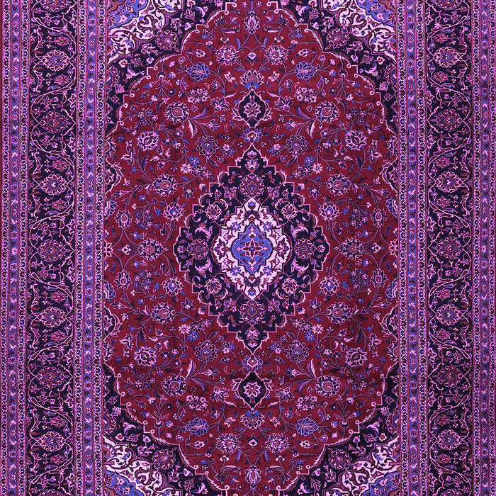 Medallion Purple Traditional Rug, tr2408pur