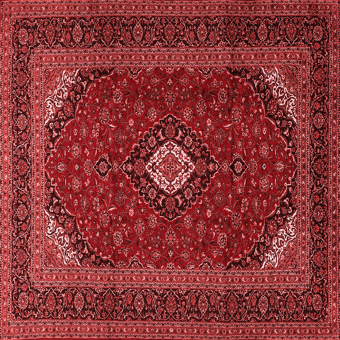 Medallion Red Traditional Rug, tr2408red