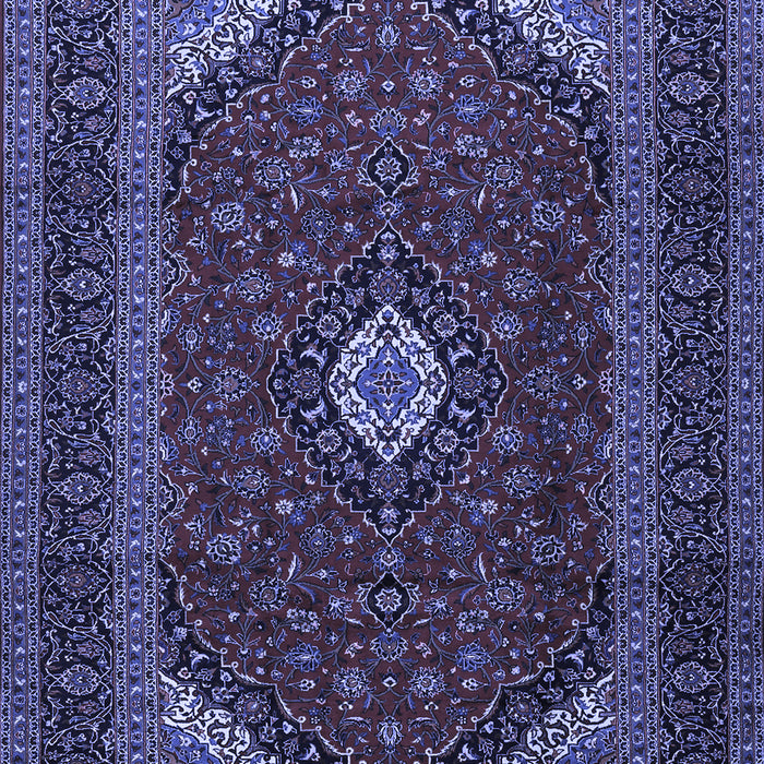 Medallion Blue Traditional Rug, tr2408blu