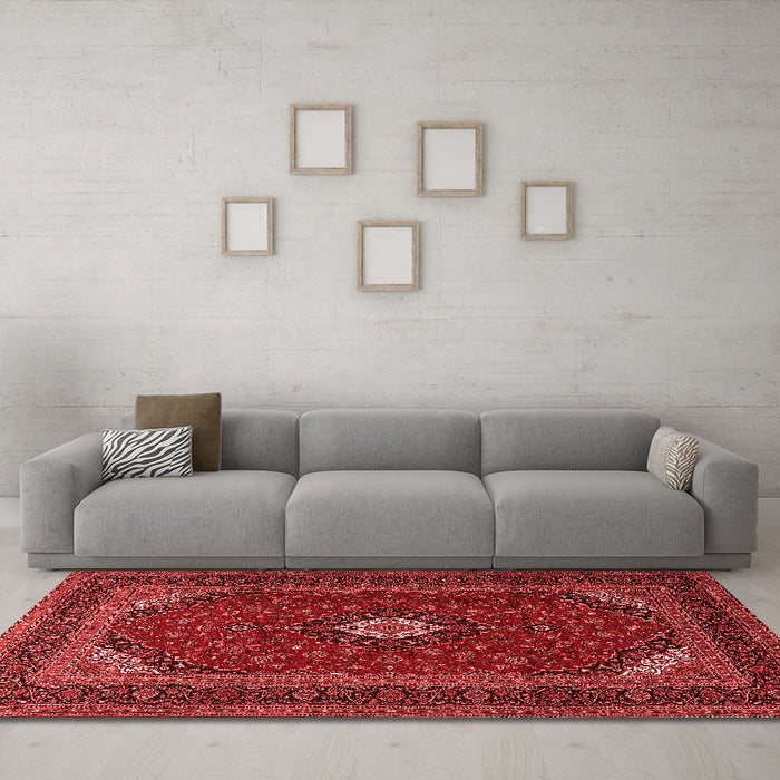 Traditional Red Washable Rugs