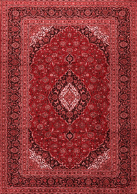 Medallion Red Traditional Rug, tr2408red