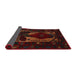 Sideview of Traditional Red Brown Persian Rug, tr2409