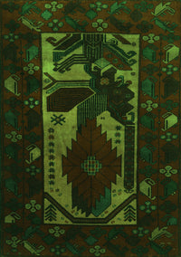 Persian Green Traditional Rug, tr2409grn