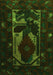 Persian Green Traditional Rug, tr2409grn