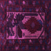 Square Persian Purple Traditional Rug, tr2409pur