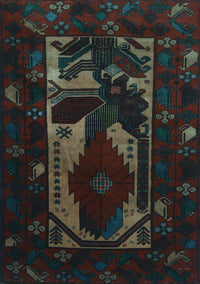 Persian Light Blue Traditional Rug, tr2409lblu