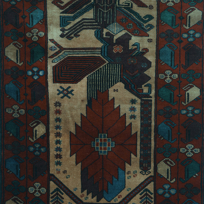Persian Light Blue Traditional Rug, tr2409lblu