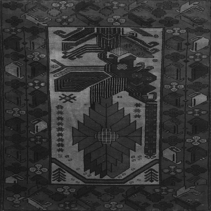 Serging Thickness of Persian Gray Traditional Rug, tr2409gry