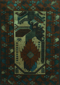 Persian Turquoise Traditional Rug, tr2409turq