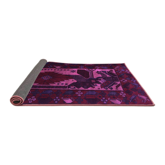 Sideview of Persian Purple Traditional Rug, tr2409pur