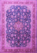 Medallion Purple Traditional Rug, tr240pur