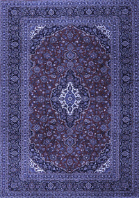 Medallion Blue Traditional Rug, tr2410blu