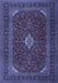 Medallion Blue Traditional Rug, tr2410blu