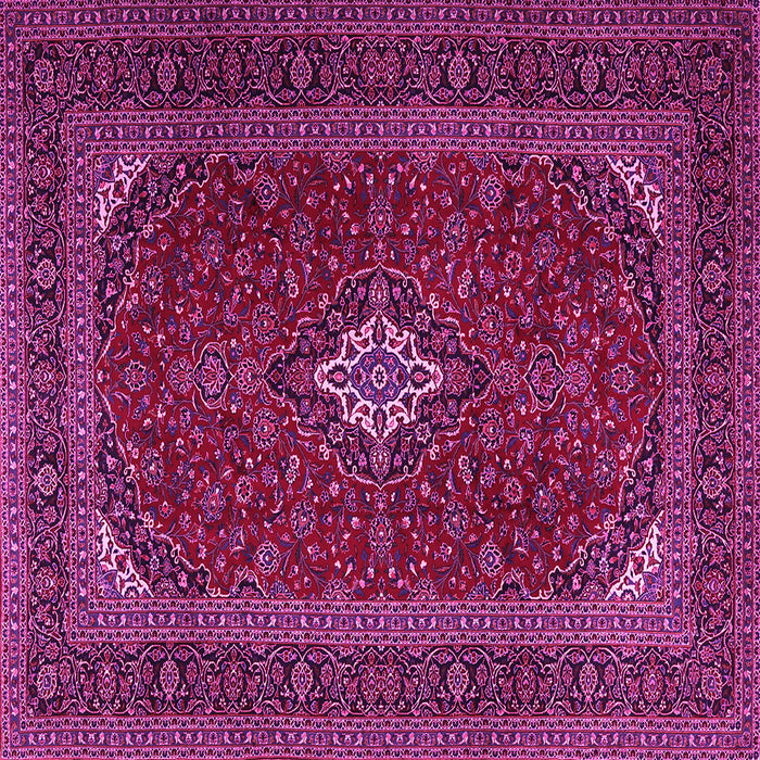 Square Medallion Pink Traditional Rug, tr2410pnk