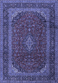 Medallion Blue Traditional Rug, tr2411blu