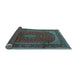 Sideview of Medallion Light Blue Traditional Rug, tr2411lblu