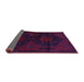 Sideview of Persian Purple Traditional Rug, tr2412pur