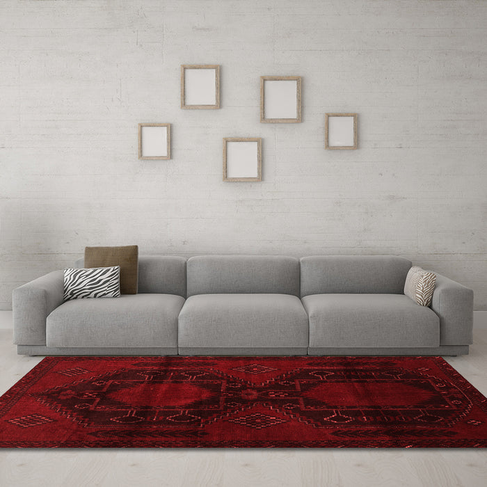 Traditional Red Washable Rugs