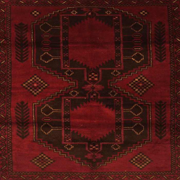 Serging Thickness of Persian Orange Traditional Rug, tr2412org