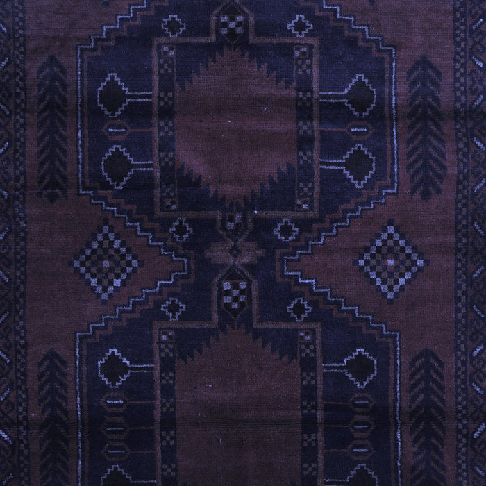 Machine Washable Persian Blue Traditional Rug, wshtr2412blu