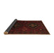 Sideview of Persian Brown Traditional Rug, tr2413brn
