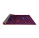 Sideview of Persian Purple Traditional Rug, tr2413pur