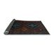 Sideview of Persian Light Blue Traditional Rug, tr2413lblu