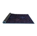 Sideview of Persian Blue Traditional Rug, tr2413blu