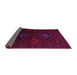 Sideview of Persian Pink Traditional Rug, tr2413pnk