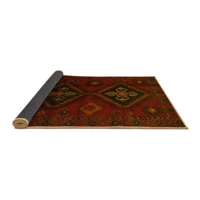 Sideview of Persian Yellow Traditional Rug, tr2413yw