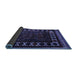 Sideview of Persian Blue Traditional Rug, tr2414blu