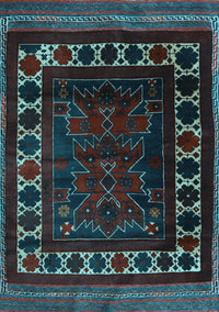 Persian Light Blue Traditional Rug, tr2414lblu