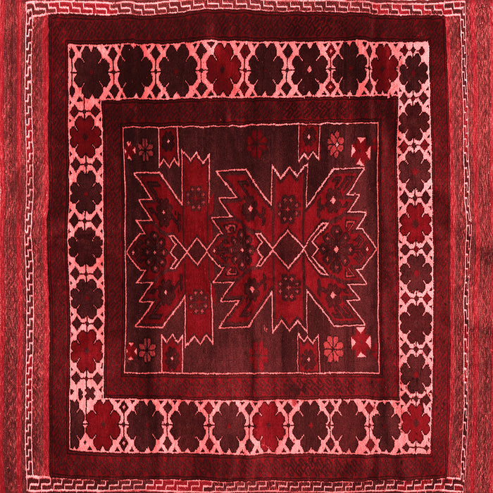 Machine Washable Persian Red Traditional Rug, wshtr2414red