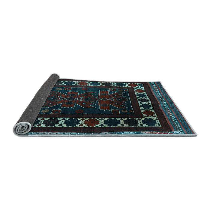 Sideview of Persian Light Blue Traditional Rug, tr2414lblu