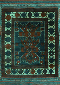 Persian Turquoise Traditional Rug, tr2414turq