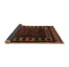 Sideview of Persian Brown Traditional Rug, tr2414brn