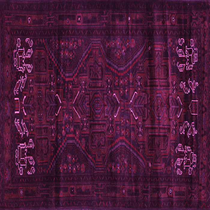 Square Persian Pink Traditional Rug, tr2415pnk