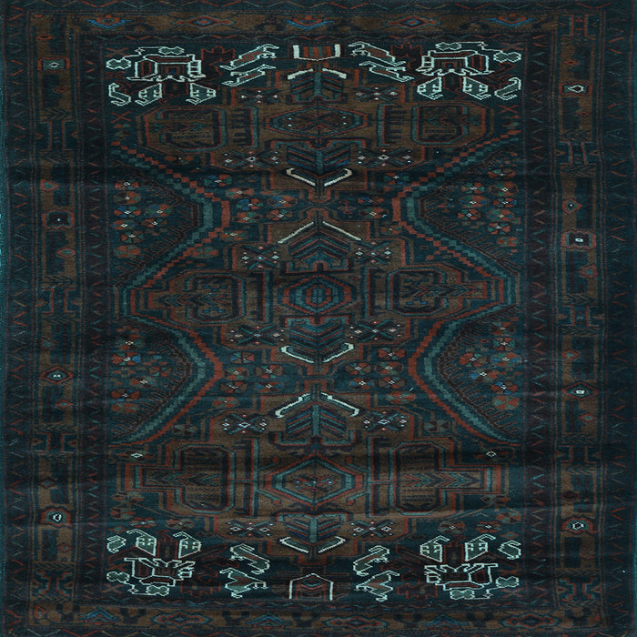 Square Persian Light Blue Traditional Rug, tr2415lblu