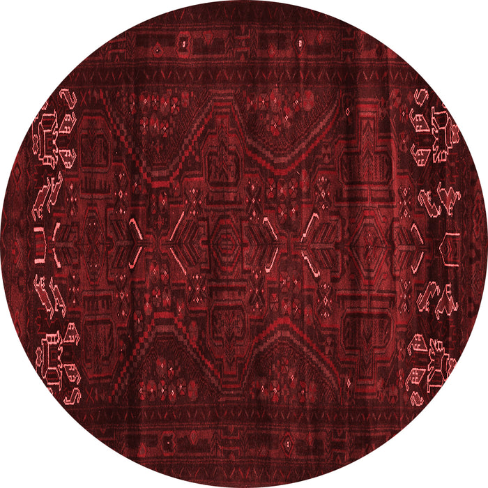 Machine Washable Persian Red Traditional Rug, wshtr2415red