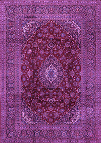 Medallion Purple Traditional Rug, tr2416pur