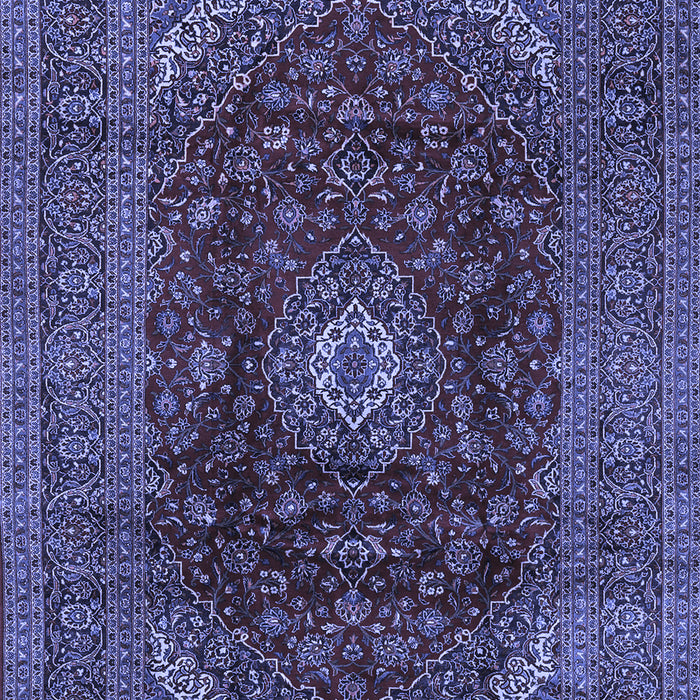 Medallion Blue Traditional Rug, tr2416blu