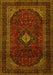 Persian Yellow Traditional Rug, tr2417yw