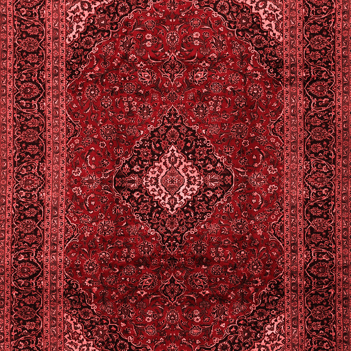 Machine Washable Persian Red Traditional Rug, wshtr2417red