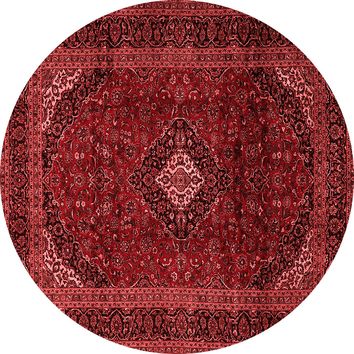 Machine Washable Persian Red Traditional Rug, wshtr2417red
