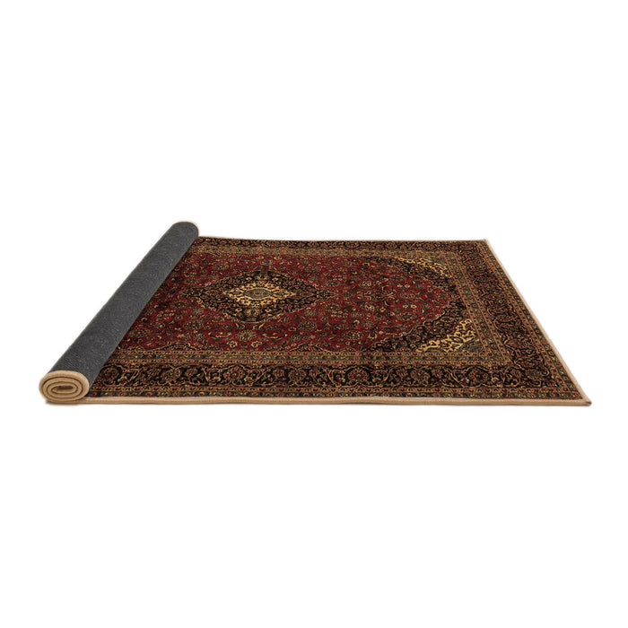 Sideview of Persian Brown Traditional Rug, tr2417brn