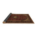 Sideview of Persian Brown Traditional Rug, tr2417brn