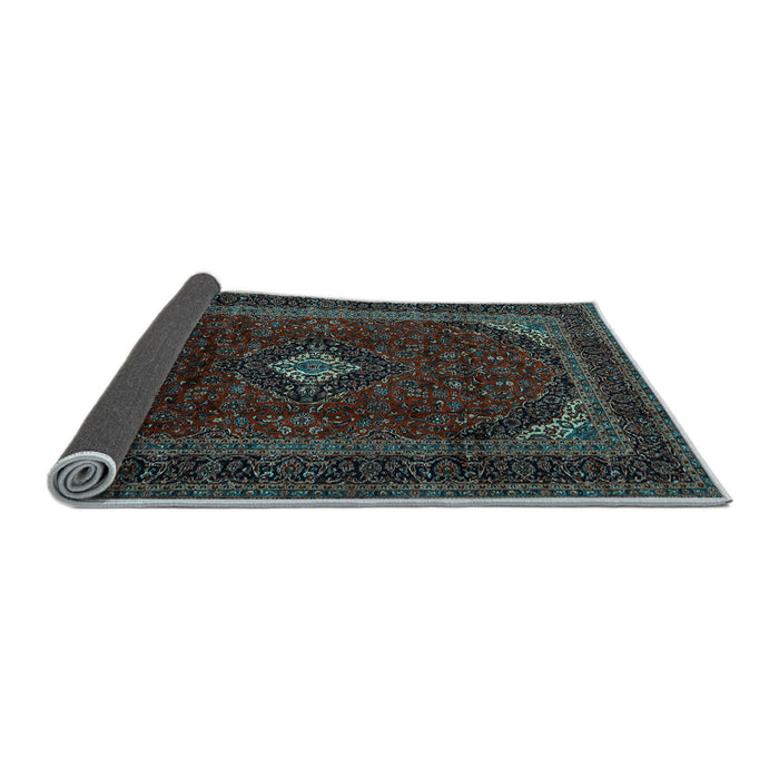Sideview of Persian Light Blue Traditional Rug, tr2417lblu